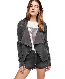 free people shrunken moto jacket at Amazon